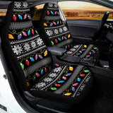 Christmas Tree Lights Print Universal Fit Car Seat Covers 102422