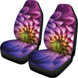 Chrysanthemum Flower Print Universal Fit Car Seat Covers 102422