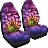 Chrysanthemum Flower Print Universal Fit Car Seat Covers 102422