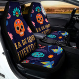 Cinco de Mayo Day Of The Dead Print Universal Fit Car Seat Covers 102422