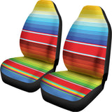 Cinco De Mayo Mexican Pattern Print Universal Fit Car Seat Covers 102422