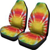 Circle Tie Dye Print Universal Fit Car Seat Covers 102422