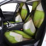 Coconut 3D Print Universal Fit Car Seat Covers 102422