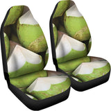 Coconut 3D Print Universal Fit Car Seat Covers 102422