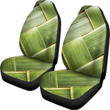 Coconut Leaf Print Universal Fit Car Seat Covers 102422
