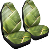 Coconut Leaf Print Universal Fit Car Seat Covers 102422