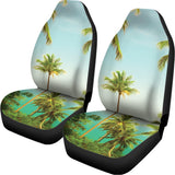 Coconut Tree Print Universal Fit Car Seat Covers 102422