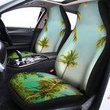 Coconut Tree Print Universal Fit Car Seat Covers 102422