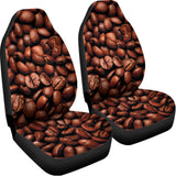 Coffee Beans Print Universal Fit Car Seat Covers 102422