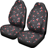 Cola Bottle Pattern Print Universal Fit Car Seat Covers 102422
