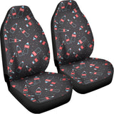 Cola Bottle Pattern Print Universal Fit Car Seat Covers 102422