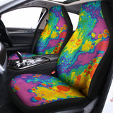 Colorful Acid Melt Print Universal Fit Car Seat Covers 102422