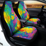 Colorful Acid Melt Print Universal Fit Car Seat Covers 102422