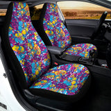 Colorful Aloha Camouflage Flower Print Universal Fit Car Seat Covers 102422