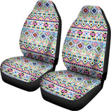 Colorful Aztec Geometric Pattern Print Universal Fit Car Seat Covers 102422