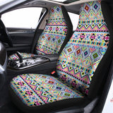 Colorful Aztec Geometric Pattern Print Universal Fit Car Seat Covers 102422