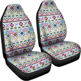 Colorful Aztec Geometric Pattern Print Universal Fit Car Seat Covers 102422
