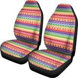 Colorful Aztec Tribal Pattern Print Universal Fit Car Seat Covers 102422