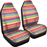 Colorful Aztec Tribal Pattern Print Universal Fit Car Seat Covers 102422