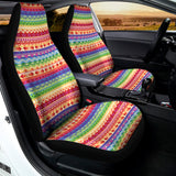 Colorful Aztec Tribal Pattern Print Universal Fit Car Seat Covers 102422