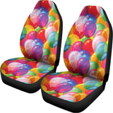 Colorful Balloon Pattern Print Universal Fit Car Seat Covers 102422