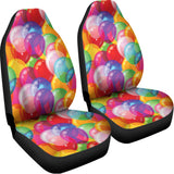 Colorful Balloon Pattern Print Universal Fit Car Seat Covers 102422