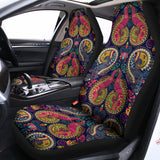Colorful Boho Paisley Pattern Print Universal Fit Car Seat Covers 102422