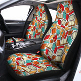 Colorful Books Pattern Print Universal Fit Car Seat Covers 102422