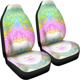 Colorful Buddha Mandala Print Universal Fit Car Seat Covers 102422