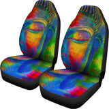 Colorful Buddha Print Universal Fit Car Seat Covers 102422