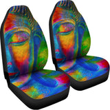 Colorful Buddha Print Universal Fit Car Seat Covers 102422