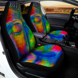 Colorful Buddha Print Universal Fit Car Seat Covers 102422