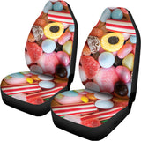 Colorful Candy And Jelly Print Universal Fit Car Seat Covers 102422