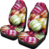 Colorful Candy Ball Print Universal Fit Car Seat Covers 102422