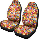 Colorful Candy Pattern Print Universal Fit Car Seat Covers 102422