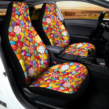 Colorful Candy Pattern Print Universal Fit Car Seat Covers 102422