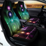 Colorful Chakras Aura Print Universal Fit Car Seat Covers 102422