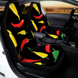 Colorful Chili Peppers Pattern Print Universal Fit Car Seat Covers 102422