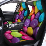 Colorful Chocolate Candy Print Universal Fit Car Seat Covers 102422
