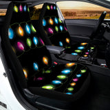 Colorful Christmas Lights Print Universal Fit Car Seat Covers 102422
