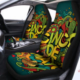 Colorful Cinco de Mayo Print Universal Fit Car Seat Covers 102422