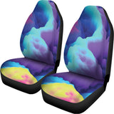 Colorful Cloud Print Universal Fit Car Seat Covers 102422