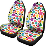 Colorful Cow Pattern Print Universal Fit Car Seat Covers 102422