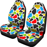 Colorful Cow Print Universal Fit Car Seat Covers 102422