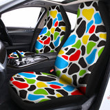 Colorful Cow Print Universal Fit Car Seat Covers 102422