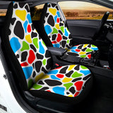 Colorful Cow Print Universal Fit Car Seat Covers 102422