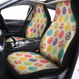 Colorful Cute Easter Eggs Pattern Print Universal Fit Car Seat Covers 102422