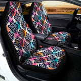 Colorful Damask Pattern Print Universal Fit Car Seat Covers 102422