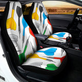 Colorful Darts Pattern Print Universal Fit Car Seat Covers 102422