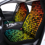 Colorful Disco Lights Pattern Print Universal Fit Car Seat Covers 102422
